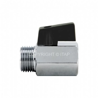Кран шаровый "мини" D. 3/8" П/М бабочка PN15 ITAP