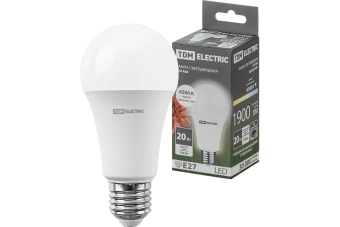 Светодиодная лампа TDM А60 20 Вт, 230 В, 6500 К, E27 SQ0340-0495