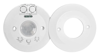 Датчик присутствия инфракрасный потолочный e.sensor.presence.pir.05.white(белый), 360°, IP20
