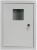 Шкаф металлический, под 1-фазный  счетчик, 8 модулей, встраиваемый, с замком