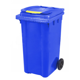 Бак для мусора на колесах 240L, синий