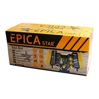 Металлический ящик с инструментами (57 единиц) - EP-60471, Epica Star