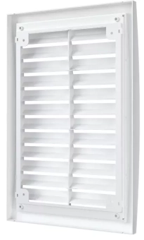 Вытяжная вентиляционная решетка наружная ASA-пластик Mistral 20x30 White