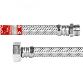 Шланг соединительный гибкий TUCAI 800 мм, 1/2" НР-ВР, Антикоррозионный TAQ ACB