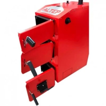 Котел твердотопивный ALTEP PRAKTIK  15KW+Автоматика,вентилятор