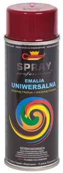 Краска-спрей алкидная Champion Universal - вишневый - 400ml (RAL 3004)