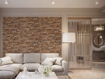 Обои Виниловые Имитация Каменной Кладки HC11026-27 - Home Color