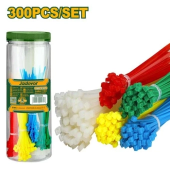Стяжки нейлоновые для кабелей; цветные; упаковка 300шт; JDTE87521 Jadever
