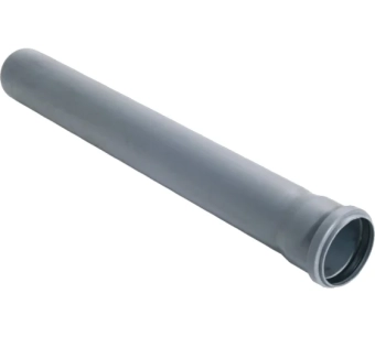 Труба канализационная PP D 110x2.7 мм / 1500 мм (серая)