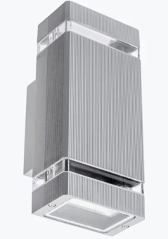 Настенный светильник NESSA уличный max.2x50W GU10 IP54 серый LD-NESSAGU10D-80