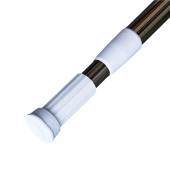 Карниз для ванной раздвижной хром, 110-200 см