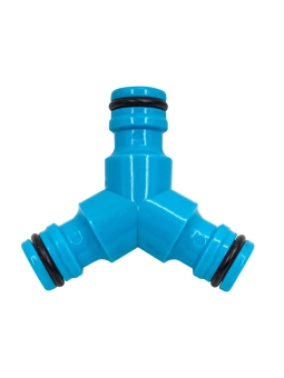 Тройник водопроводный для разветвления штуцерный  13мм 1/2"