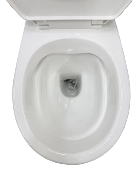 Унитаз напольный MDB-1-S-PP P-TRAP no Rim + capac Proplast