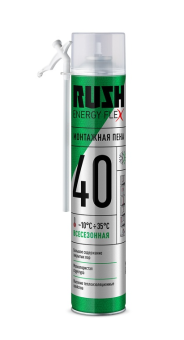 Пена полиуретановая монтажная бытовая Rush Energy Flex 40 RPH10U40