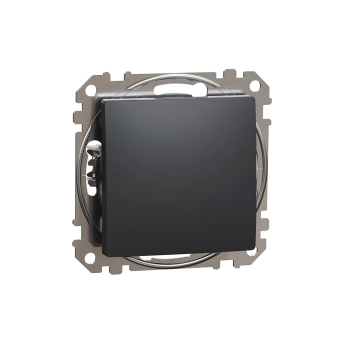 Выключатель одноклавишный Schneider-Electric SDD114107 sedna 10 A 250 В антрацит