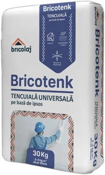 Штукатурка универсальная гипсовая BRICOTENK 30кг
