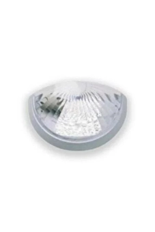 Светильник под лампу LED 1xE27 полу-круг белый IP20 RIVA ISILDAR
