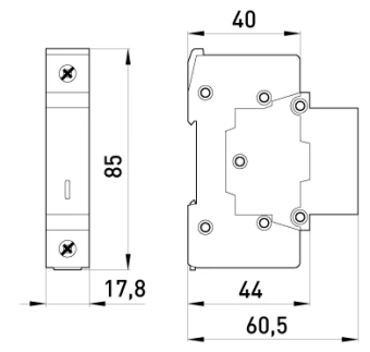 Грозовой разрядник e.industrial.surge.spb.25.440, класс В