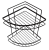 Полка угловая для ванной 2 яруса LAMALI BLACK TEKNIKTEL