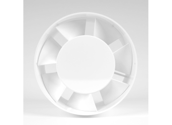 Вентилятор вытяжной осевой VP 4 Ø100 мм, объем - 107 м³/час, белый, AURAMAX