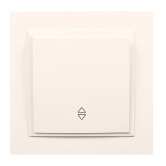 Выключатель проходной 1 клавишный Despina 102-010025-109