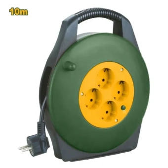 Удлинитель на катушке 10м; 4шт 3*1,5мм²; Jadever JDEJ8375
