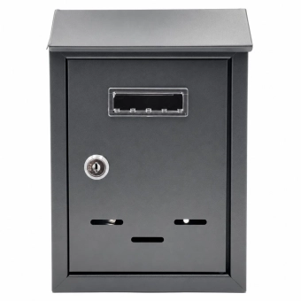 Почтовый ящик чёрный 180x250x55 mm с замком MBK MPN