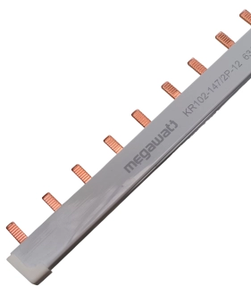 Шина соединительная 2P 63A PIN 1 м, MEGAWATT