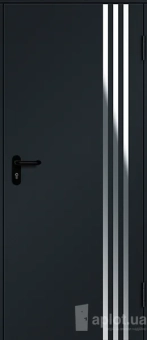 Дверь входная металлическая Aplot Classic Econom, 860*2040мм, R, M104, Antratit 