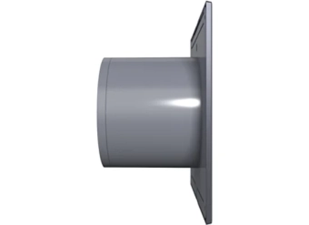 Вентилятор вытяжной с ультра-тонкой лицевой панелью Ø100 мм, SLIM 4C Dark Grey Metal, ERA