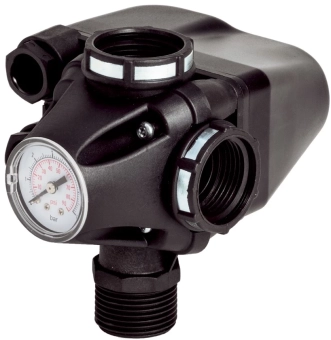 Реле давления PM/5 (1-5 бар) (220V) 1" с манометром Italtecnica