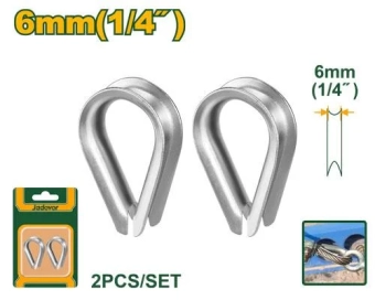 Коуш для троса 6 мм (2 шт)  JDTHB2K06  Jadever