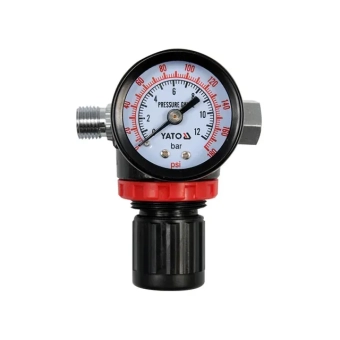Редукционный клапан + манометр YT-2381 1/4'' 0-12 бар Yato