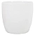 Горшок керамический Basel d19 h18cm белый es/17