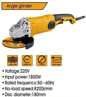 Угло-шлифовальная машина 1800W 8200rpm Ø180mm, EP-10653, Epica Star