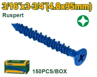 Саморез с покрытием Ruspert, GIPS-CARTON 4.8*95 мм (150шт) JDXSQ916 Jadever