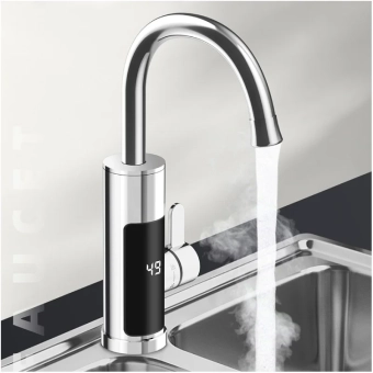 Кран мгновенного нагрева, мощность 3300 Вт, напряжение 220 В 50 Гц, 30–55 °C TM-017A