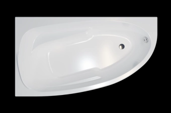 Ванна акриловая угловая MADRID левая 170*95 см, Комплект (каркас+сифон+экран) 