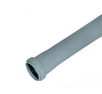 Труба канализационная ПВХ (PVC) SN2. Ø50x1.8x2000 мм. серый. Turplast-Bis