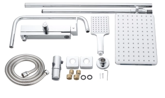 Душевая система с верхним тропическим душем Haiba  3033