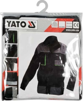 Куртка рабочая р.XL, YT-80162, YATO, черный/серый