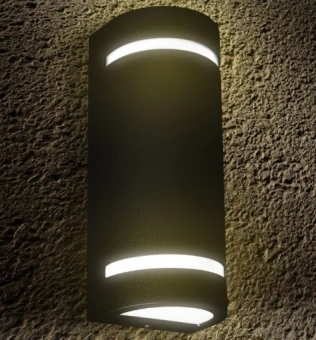 Фасадный светильник max.2x35W GU10 IP44 75x95x238mm черный PL-13282P PANLIGHT