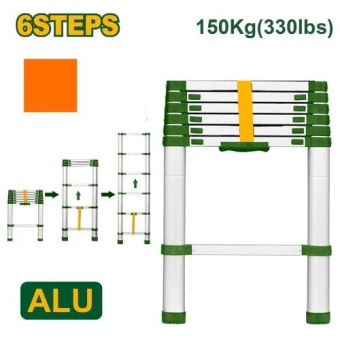 Лестница телескопическая 6 ступеней 2 м JDLD5H06 Jadever