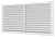 Вытяжная вентиляционная решетка с сеткой 11x22 White