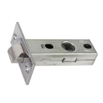 Защeлка межкомнатная металический язычок, никелированная