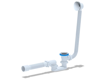 Сифон для ванны ANIPLAST. С выпуском д 1" 1/2" х д 40/ 50 мм. Клик - клак