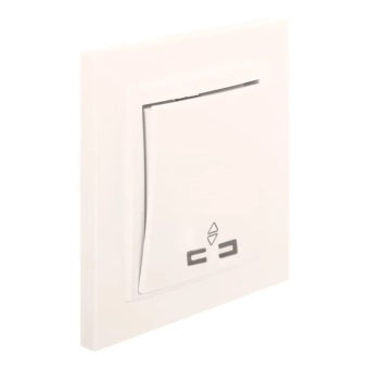 Выключатель проходной 1 клавишный с подсветкой Despina 102-010025-110