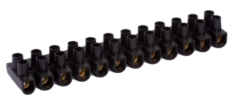 Клеммная колодка делимая, 12групп e.tc.stand.12.2.5.black, 2 А, черная