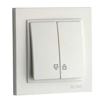 Выключатель управления жалюзи 2 клавишный Despina 102-190025-113