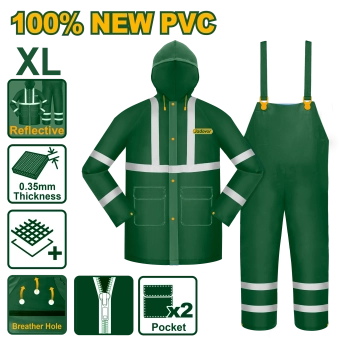 Костюм дождевой с светоотражающими полосами, размер XL; Jadever